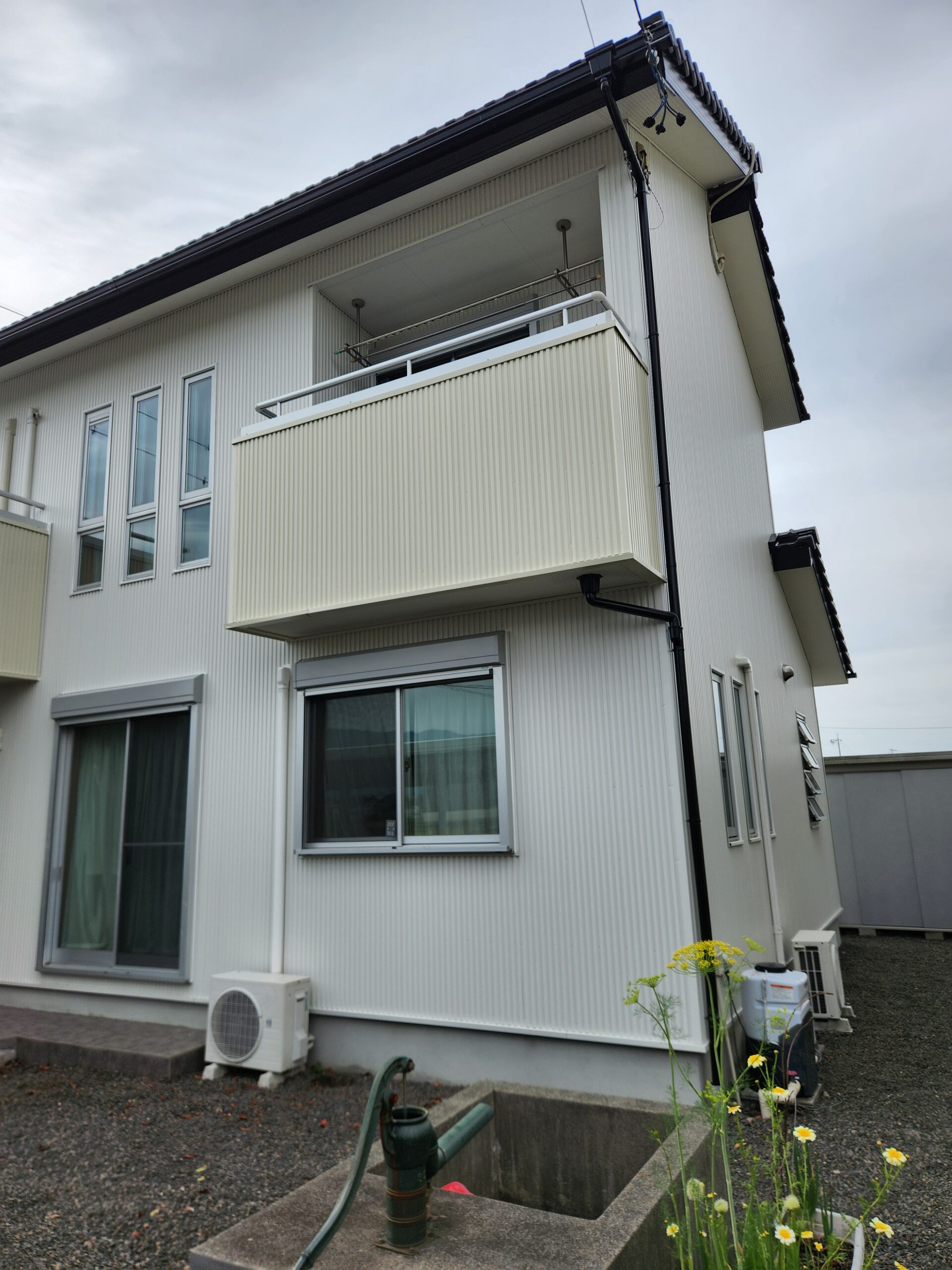 外壁修理（工場屋根、壁カバー工法）